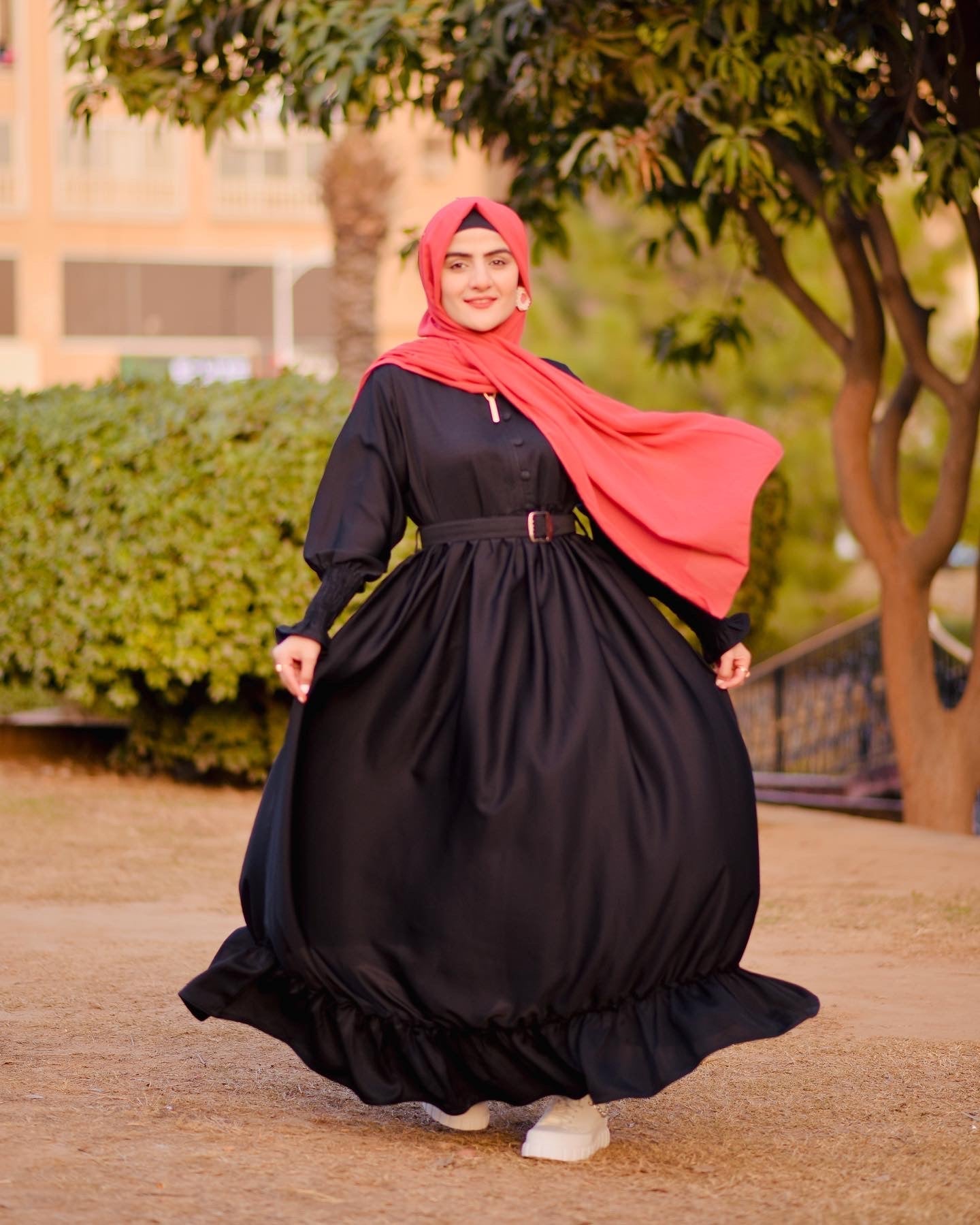 Fairy Frill Abaya - Aqswardrobe.pk