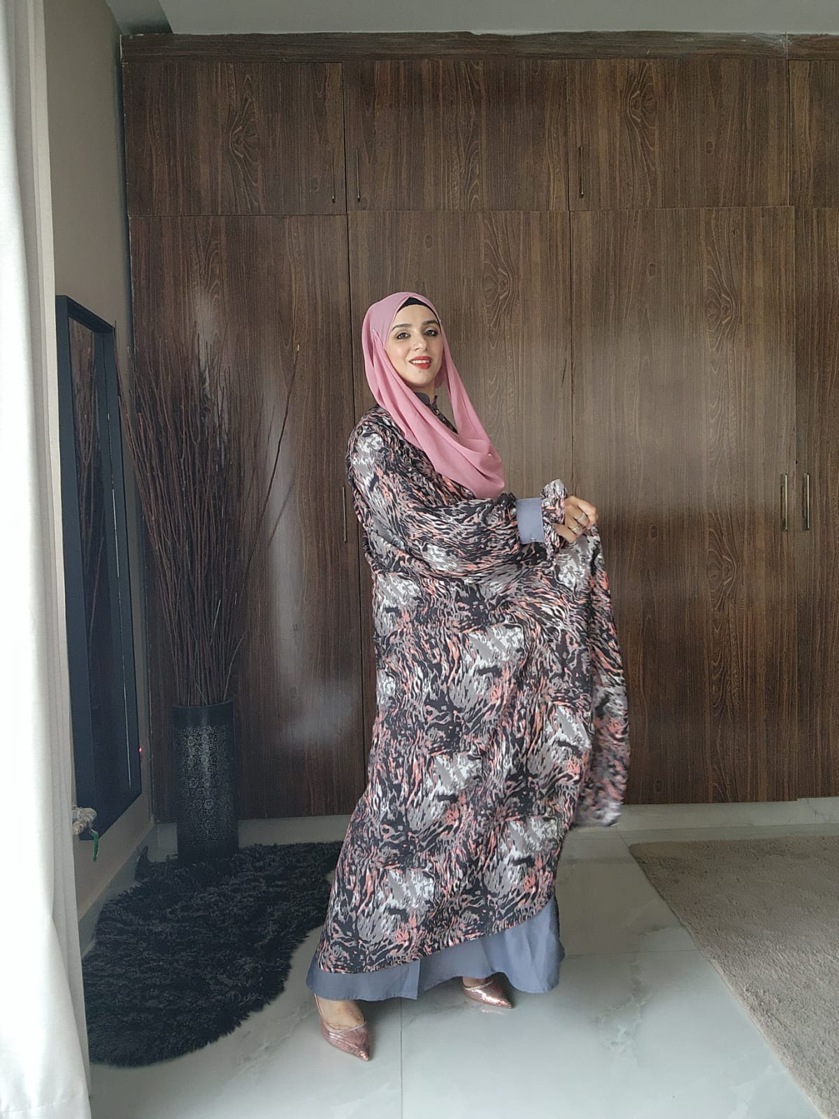 Cheeta greyish ( 2 in 1)