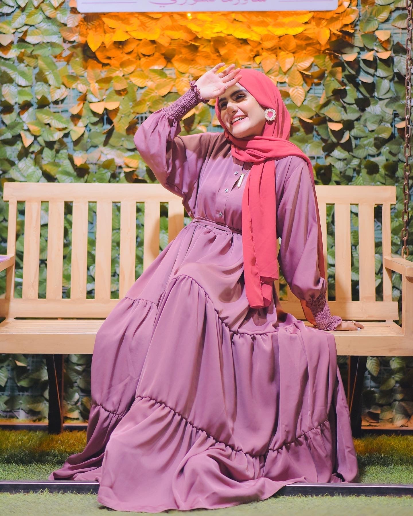 3 Frill Abaya - Aqswardrobe.pk